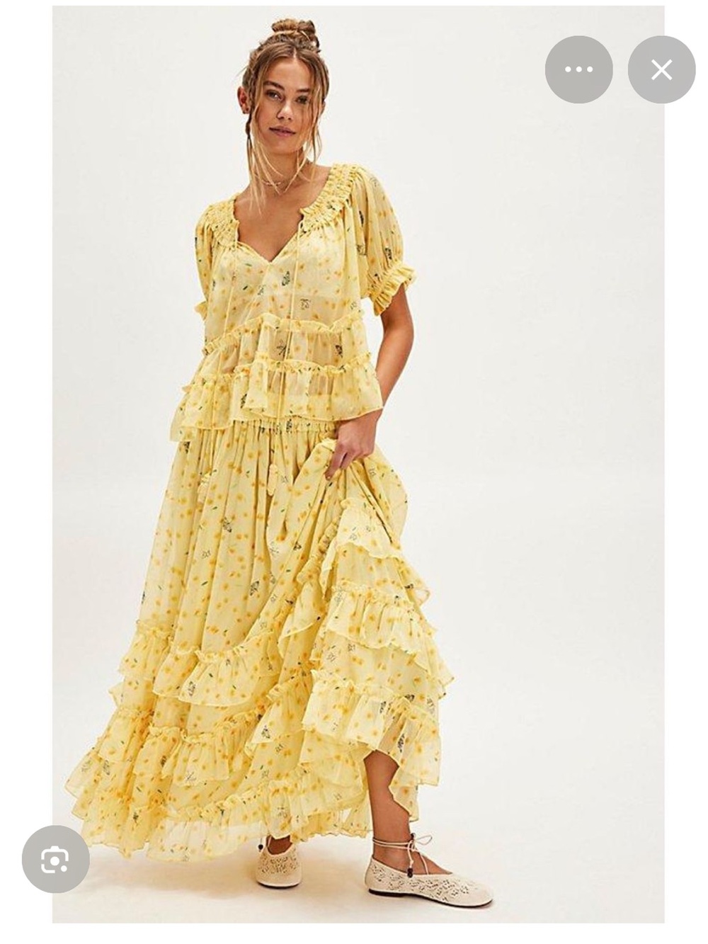 Free people morning mist maxi set